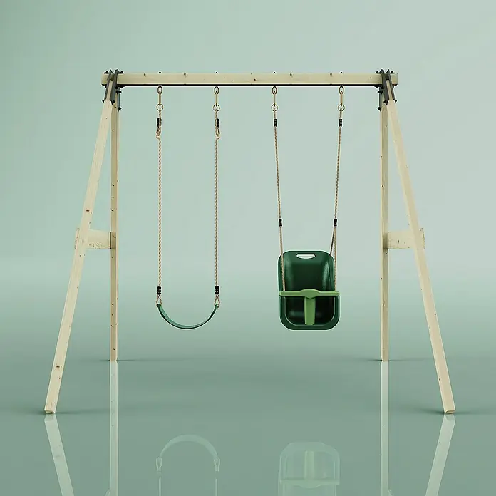 OutdoorToys Schaukel Schaukel Lilie - B x L: 213 x 184 cm, Holz