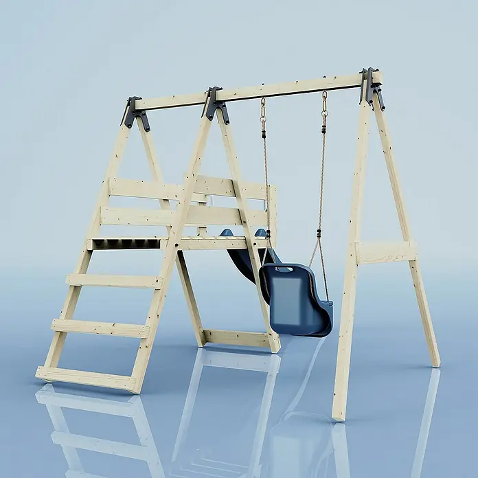 OutdoorToys Schaukel Schaukel Hortensie - B x L: 202 x 184 cm, Holz