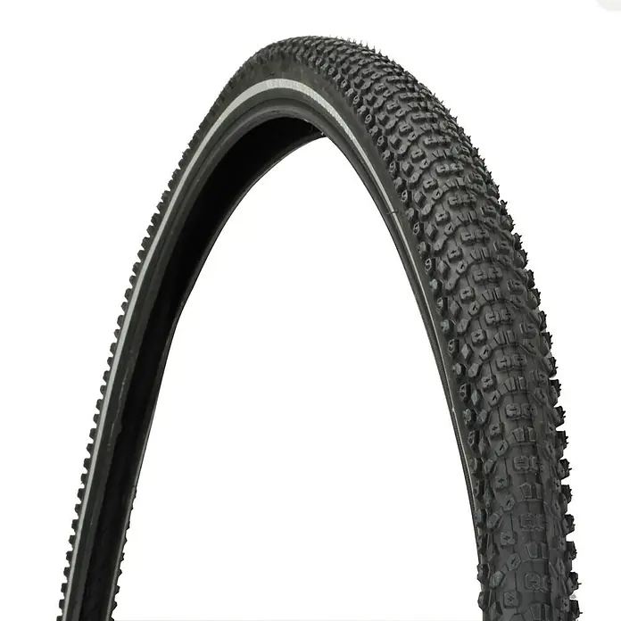 Fischer Fahrradreifen - Umlaufender Reflexstreifen, Geeignet für: Trekkingräder, 28 ", 1,5 " - Rechte Seitenansicht