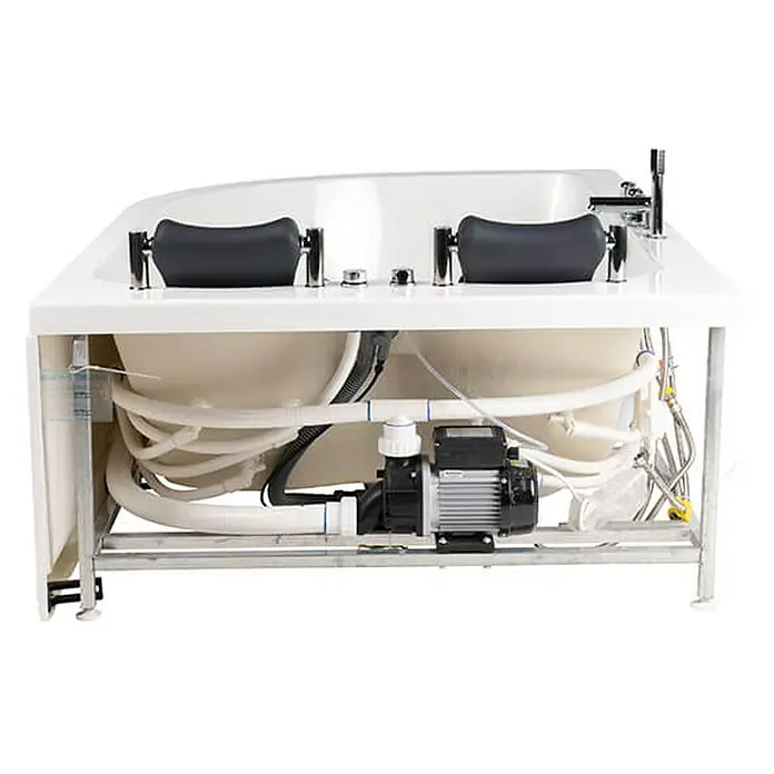 Home Deluxe Whirlpool BLUE OCEAN XL Ausrichtung Links - Weiß