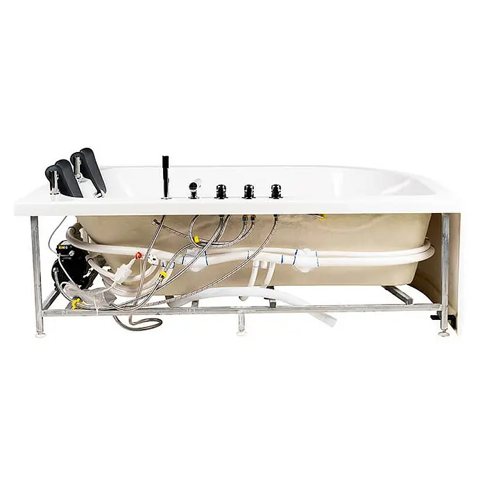 Home Deluxe Whirlpool BLUE OCEAN XL Ausrichtung Links - Weiß