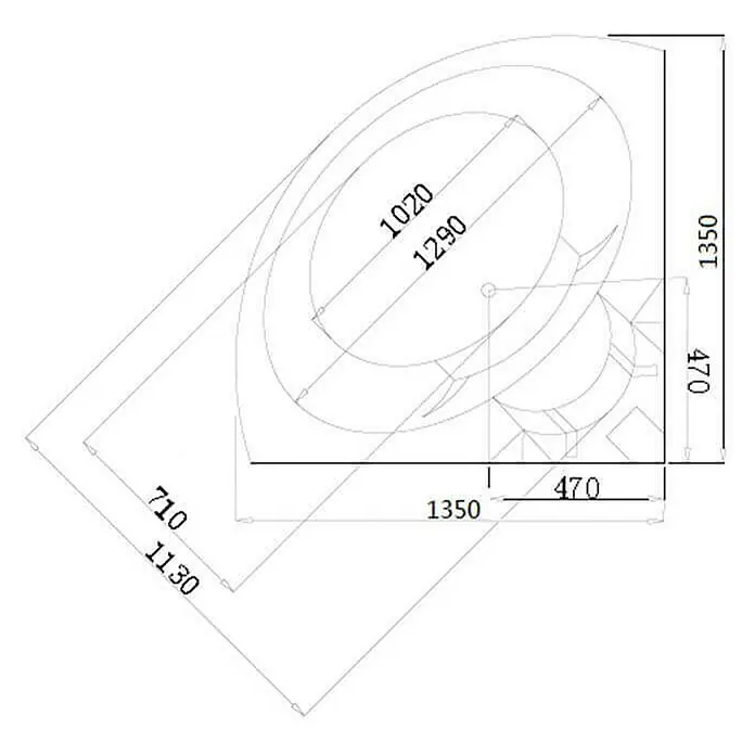 Home Deluxe Whirlpool LAGUNA L MINI - Weiß