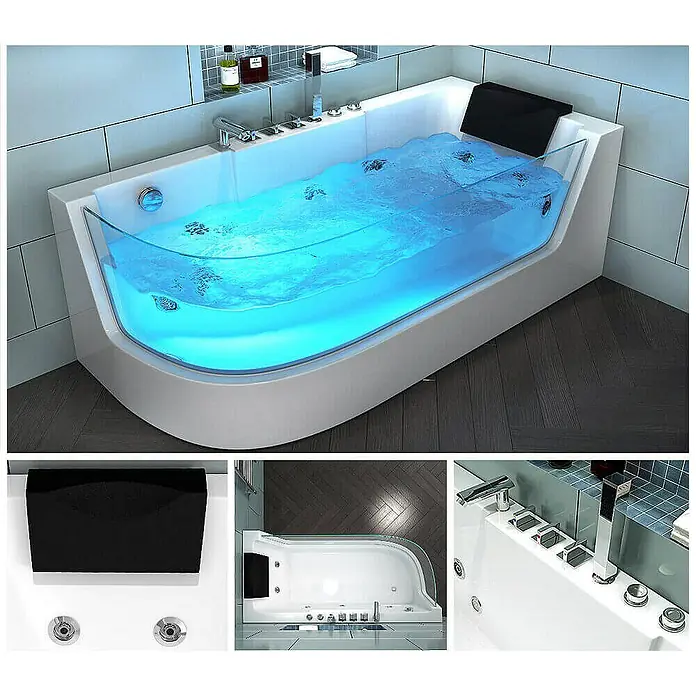 Home Deluxe Whirlpool CARICA - Weiß
