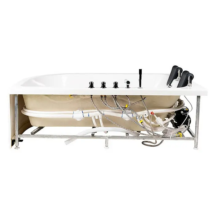 Home Deluxe Whirlpool BLUE OCEAN Ausrichtung Rechts - Weiß
