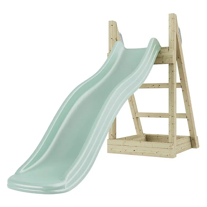 OutdoorToys Rutsche Leopard - B x L: 285 x 60 cm, Holz, Grün