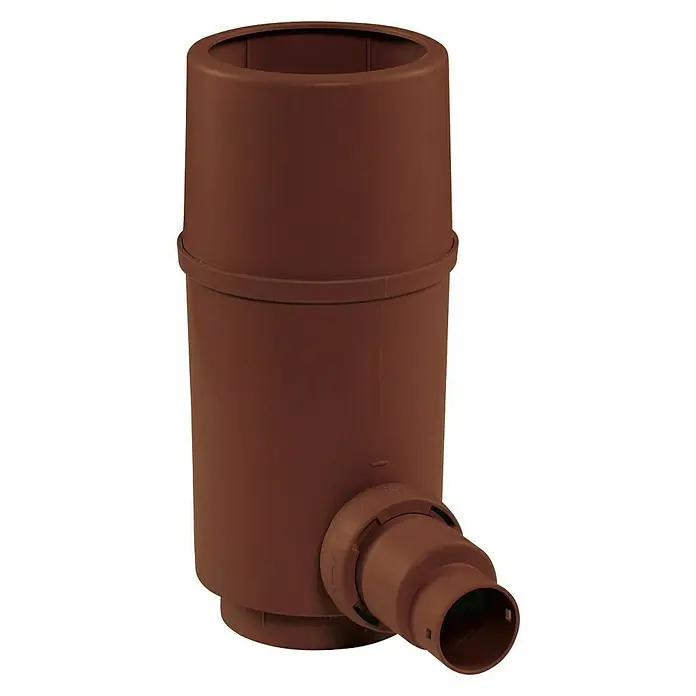 Garantia Fallrohrfilter Regendieb Pro - 1 ¼″, Braun - Braunes Regenrinnensystem-Bauteil zur Wasserableitung. Robuste Konstruktion für zuverlässige Funktion und lange Lebensdauer, perfekt für die Regenwasserableitung.