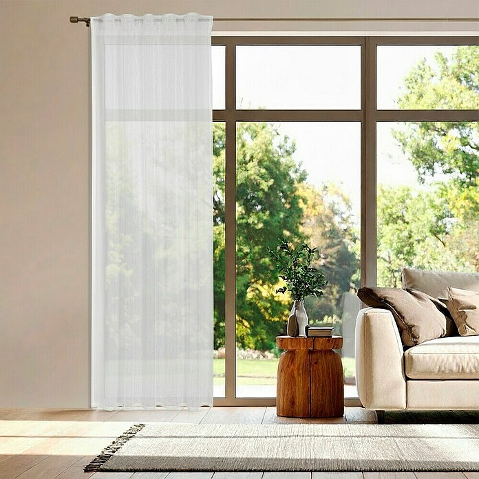 Elbersdrucke Schlaufenschal Liem (Weiß, B x H: 140 x 255 cm, 100 % Polyester) | BAUHAUS