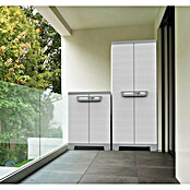 Terry Armario multiusos de plástico  Sequoia (Al x An x Pr: 172 x 39 x 68 cm, Gris/Blanco) | BAUHAUS