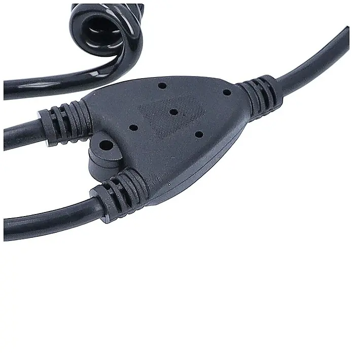 as-schwabe Verlängerungskabel H05VV-F 3G1,5 - 1,5 m, Schwarz, IP20, H05VV-F