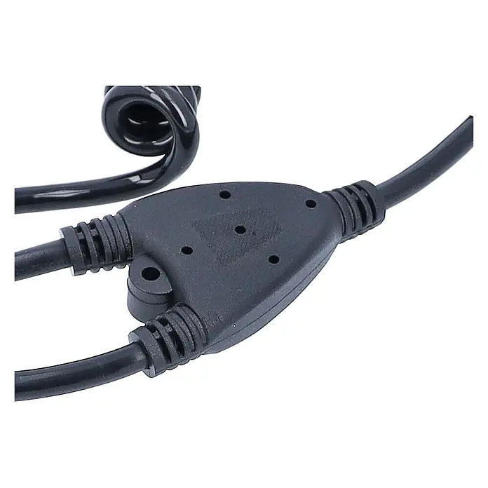 as-schwabe Verlängerungskabel H05VV-F 3G1,5 - 2,5 m, Schwarz, IP20, H05VV-F