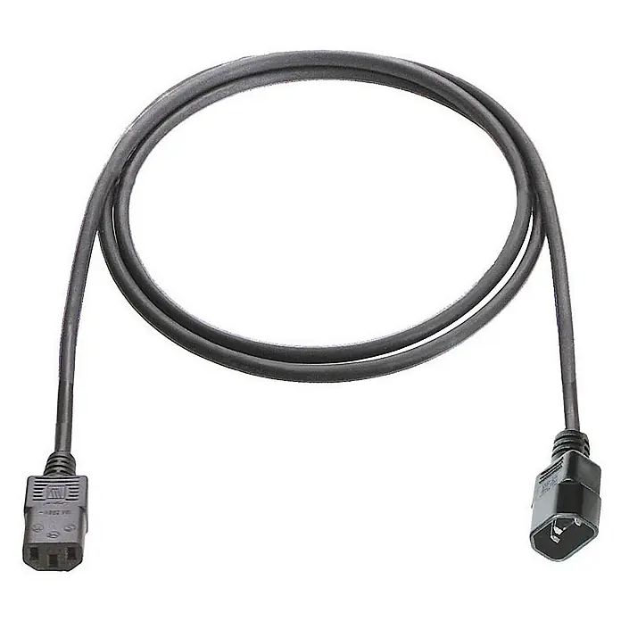 as-schwabe Anschlusskabel - 2 m, H05VV-F, Aderquerschnitt: 0,75 mm², Schwarz