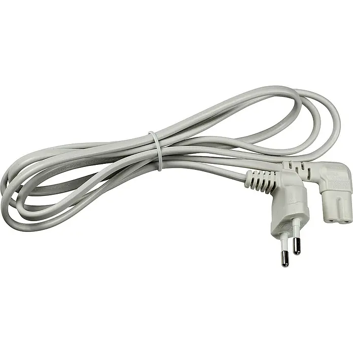 as-schwabe Anschlusskabel - 5 m, H03VVH2-F, Aderquerschnitt: 0,75 mm², Weiß