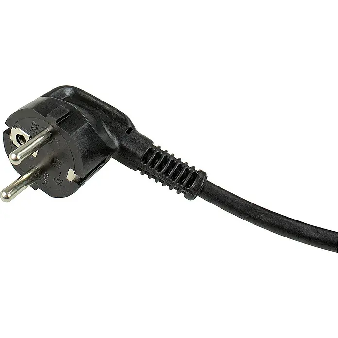 as-schwabe Anschlusskabel - 2 m, H05RR-F, Aderquerschnitt: 1 mm², Schwarz