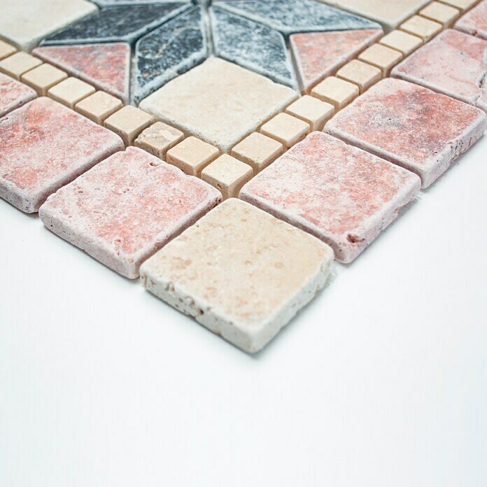 Mosaikfliese Dekor Tivoli XND 43047 (30,5 x 30,5 cm, Rot, Matt)