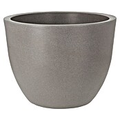 Geli Maceta para plantas y flores (Diámetro exterior: 60 cm, Altura: 45,5 cm, Plástico, Taupe)