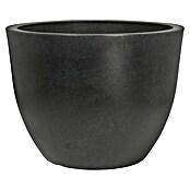 Geli Maceta para plantas y flores (Diámetro exterior: 60 cm, Altura: 45,5 cm, Plástico, Antracita)