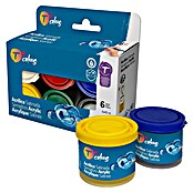 Tcolors Pintura acrílica (Multicolor, 6 ud. x 40 ml) | BAUHAUS