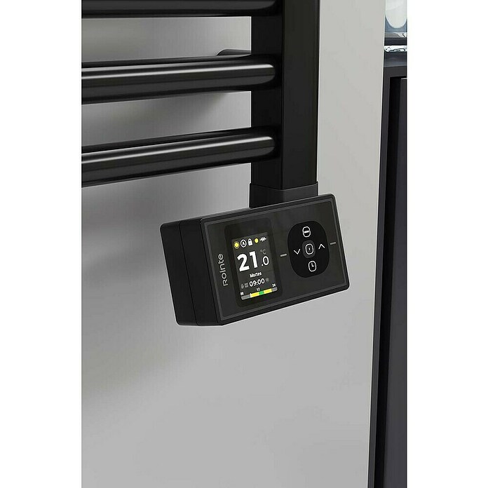 Rointe Radiador toallero eléctrico Orion (An x Al: 50 x 77 cm, 300 W, Negro, Acero) | BAUHAUS