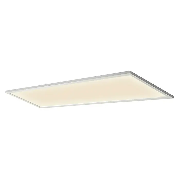 Osram LED-Panel Planon Plus - L x B x H: 119,5 x 29,5 x 5 cm, Weiß, Warmweiß - Rechteckige LED-Deckenleuchte mit weichem, warmweißem Licht, ideal für moderne Innenräume. Die Leuchte ist energieeffizient und sorgt für eine angenehme Atmosphäre.