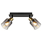 Globo Deckenstrahler Hollsy (25 W, L x B x H: 250 x 80 x 182 mm, Goldfarben, Klar, Rauchfarben, Schwarz, E14) | BAUHAUS