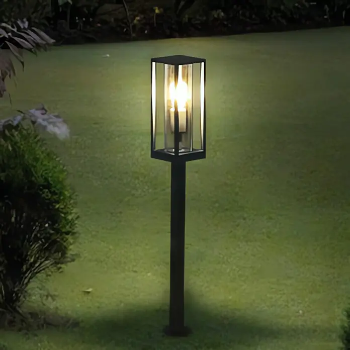 Osram Wandleuchte Endura Frame - L x B x H: 14 x 11 x 24,5 cm, Dunkelgrau, E27 - Moderne Gartenleuchte mit klaren Linien und warmem Lichtschein. Ideal für stimmungsvolle Beleuchtung von Wegen und Grünflächen im Außenbereich.