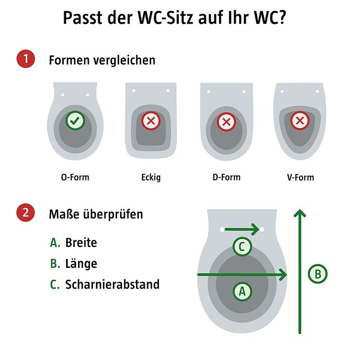 Poseidon WC-Sitz Maremma (Duroplast, Maremma, Mit Absenkautomatik) | BAUHAUS