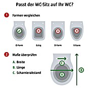 Poseidon WC-Sitz Maremma (Duroplast, Maremma, Mit Absenkautomatik) | BAUHAUS