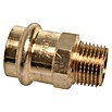 Press-Übergangsmuffe (Durchmesser: 22 mm, Außengewinde: ½″, Presskontur: V)