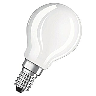 Osram LED-Lampe Tropfenform E14 matt (3, E14, Warmweiß, Nicht Dimmbar, Matt)