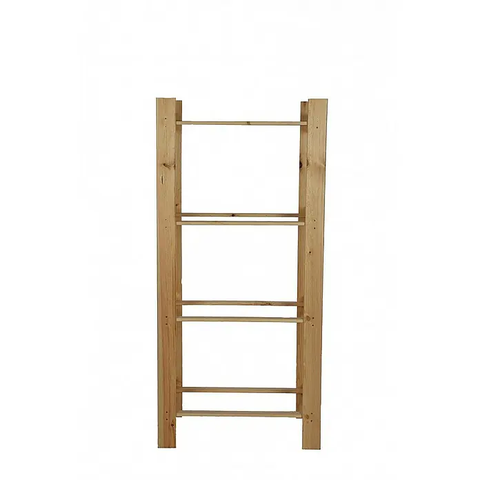 Proregal Getränkekistenregal PINEPEAK - Anzahl Böden: 4 Stk., Schrauben, Natur