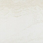 Porculanska pločica (32,6 x 65,2 cm, Bijele boje, glazirano)