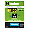 Dymo Beschriftungsband D1 (7 m x 9 mm, Farbe Druck: Schwarz, Farbe Band: Gelb, Kunststoff)