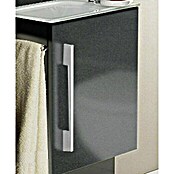 Camargue Stella Mini Waschtischunterschrank (22,5 x 44 x 60 cm, Ohne Beleuchtung, Grafit, Hochglanz)