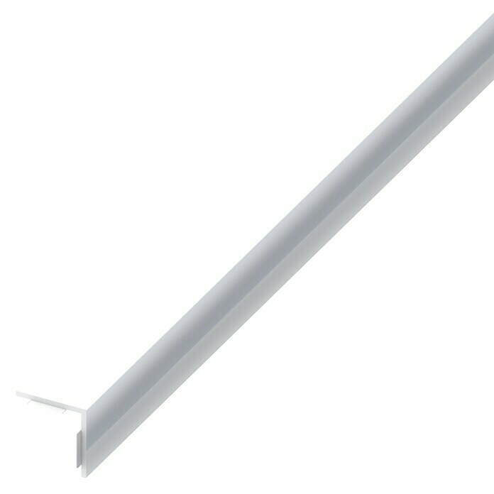 Winkelprofil (2.500 x 20 x 20 mm, Stärke: 1,5 mm, PVC, Weiß)