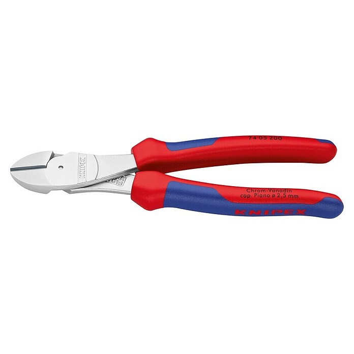 Knipex Kraftseitenschneider (Länge: 200 mm, Poliert)