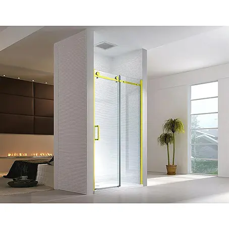 Glaszentrum Hagen  Nischendusche 150x195 cm Schiebetür Duschtür ESG Glas