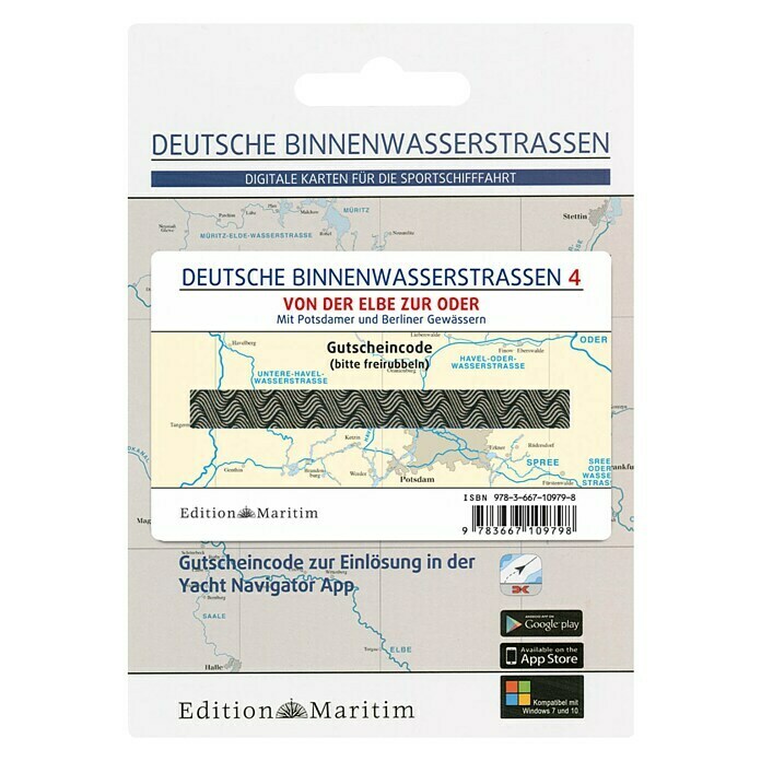 Digitale Sportbootkarte: Band 4 - Von der Elbe zur Oder / Mit Potsdamer und Berliner Gewässern Front View