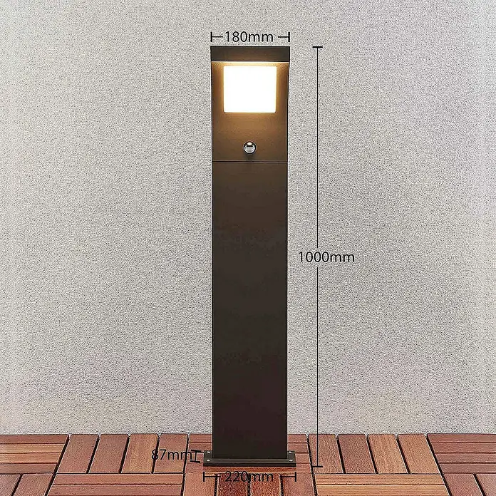 Arcchio Außenlaterne Advik - 18,5 x 18 x 100 cm