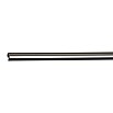Sombra Gardinenprofil (Länge: 120 cm, Edelstahloptik, Durchmesser: 16 mm)