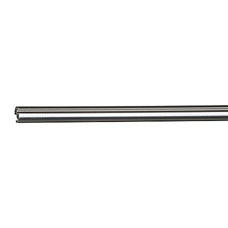 Sombra Gardinenprofil (Länge: 200 cm, Edelstahloptik, Durchmesser: 20 mm)