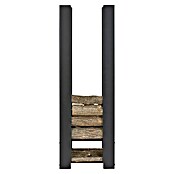 Holzkorb Irena (53 x 34,5 x 110 cm, Stahlblech, Schwarz)