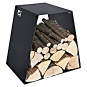 Holzkorb Franz (48,5 x 36 x 47 cm, Stahlblech, Schwarz)