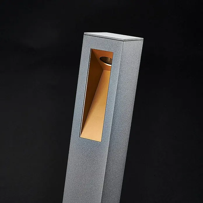 Lucande Außenlaterne Jenke - 10 x 7 x 65 cm