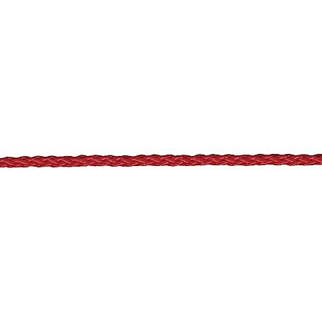 Stabilit PP-Seil Meterware (Als Zuschnitt erhältlich, Belastbarkeit: 18 kg, Rot, Durchmesser: 3 mm, Polypropylen)