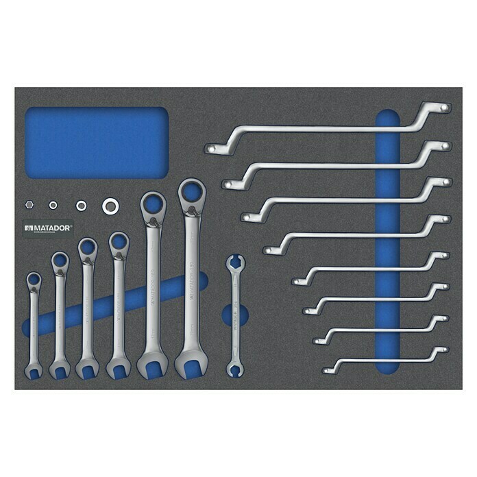 Matador Tool System Ringmaulratschenschlüssel-Satz (34-tlg.)