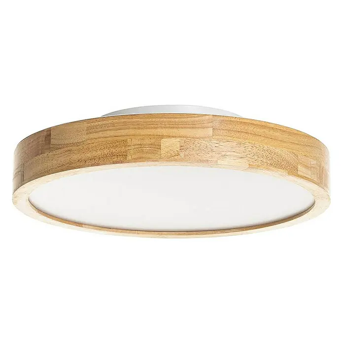 Lindby Deckenleuchte Milada - Holz hell, Holz hell