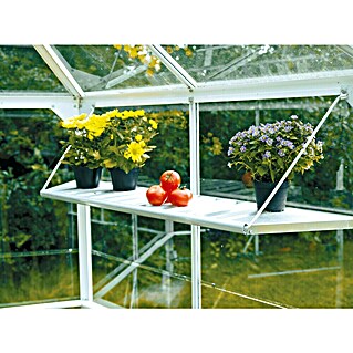 Vitavia Gewächshaus-Regal (27 x 122 x 29 cm, Aluminium)