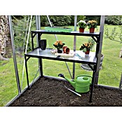 Vitavia Tischaufsatz (28 x 121 x 39 cm, Schwarz, Herausnehmbare Hohlkammerplatte)