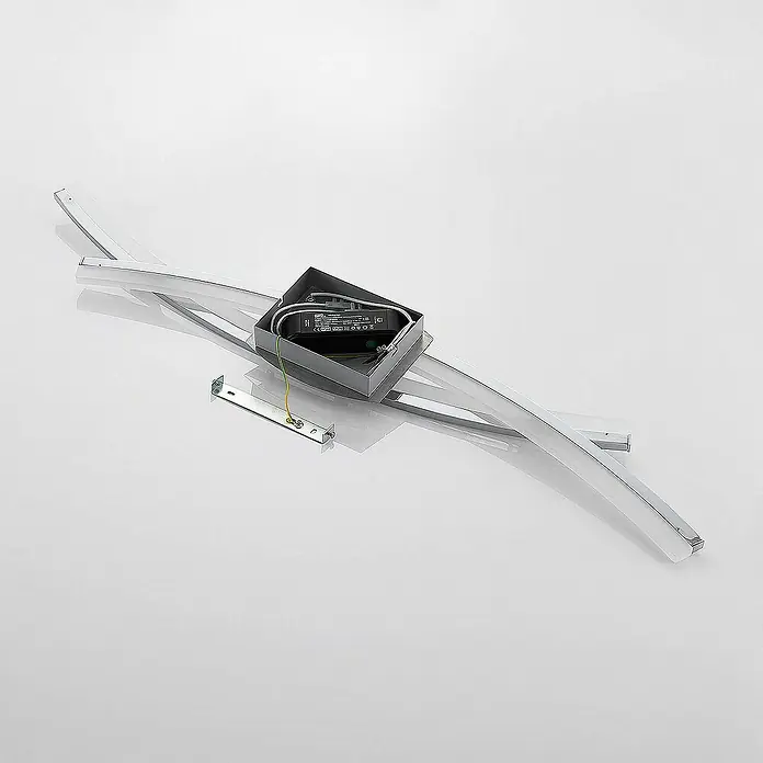 Lindby Deckenleuchte Elarit - chrom / silber