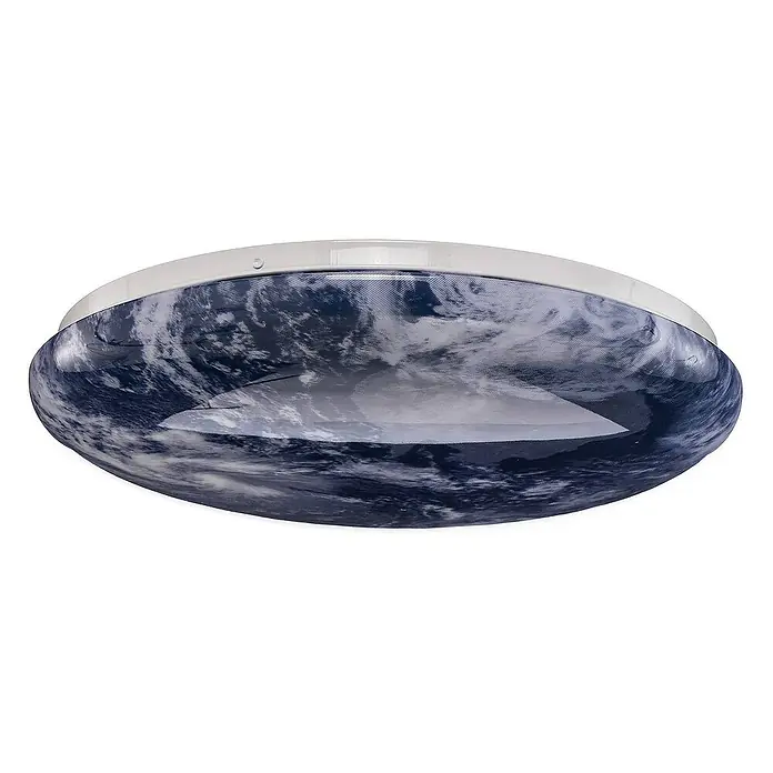 Lindby Deckenleuchte Orbi - L x B x H: 38 x 38 x 9 cm, blau